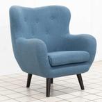Lichtblauwe Wingback Fauteuil, Huis en Inrichting, Fauteuils, Ophalen of Verzenden, Nieuw