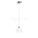 Bruck Silva Hanglamp, chroom mat/glas helder/opaal - ø¸11, Huis en Inrichting, Lampen | Hanglampen, Verzenden, Nieuw