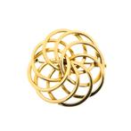 Grote gouden fantasie broche | Vintage (gouden broche), Sieraden, Tassen en Uiterlijk, Broches, Ophalen of Verzenden, Gebruikt