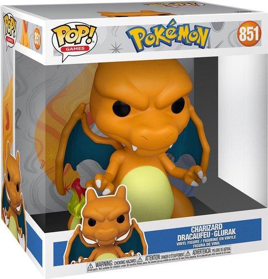 Funko Pop! Games: Pokemon - Charizard 10 Inch Jumbo #851, Kinderen en Baby's, Speelgoed | Knuffels en Pluche, Nieuw, Verzenden