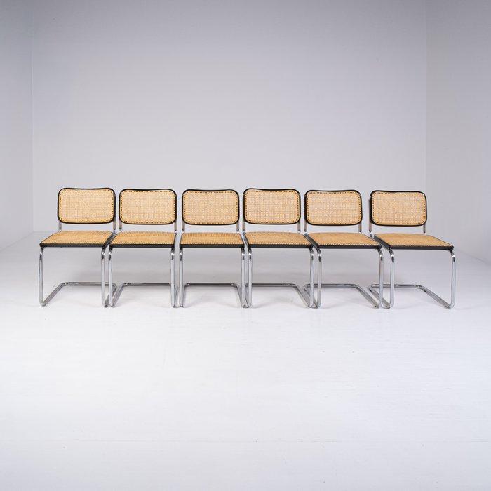 Gavina - Marcel Breuer - Stoel (6) - Cesca - Staal, Vienna, Antiek en Kunst, Kunst | Designobjecten
