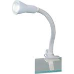LED Klemlamp - Trion Fexy - E14 Fitting - Glans Wit -, Ophalen of Verzenden, Nieuw, Kunststof