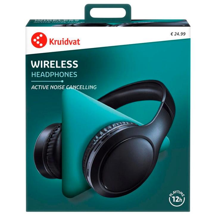 Kruidvat Noise Cancelling Draadloze Koptelefoon, Telecommunicatie, Mobiele telefoons | Toebehoren en Onderdelen, Nieuw, Verzenden