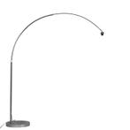 Moderne booglamp chroom verstelbaar zonder kap, Huis en Inrichting, Lampen | Vloerlampen, Nieuw, Overige materialen, Modern, 100 tot 150 cm