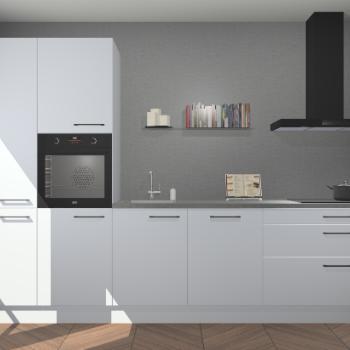 Sneeuwwitte keuken Brussel 28327, Huis en Inrichting, Keuken | Complete keukens, Verzenden