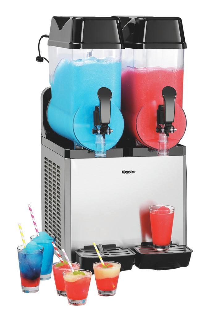 Bartscher Slush Machine 2120 | 2x12L | Nacht- & Dagmodus | V, Witgoed en Apparatuur, Koelkasten en IJskasten, Ophalen of Verzenden
