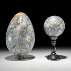 Geen reserveprijs - Prachtig paar gepolijste gele Maligano