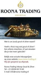 Goud en Zilver Inkoop Noord Nederland. Hoge inkoopprijzen!!, Zilver