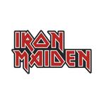 Iron Maiden Maiden Cut Out Logo  patch officiële merchandise, Verzamelen, Ophalen of Verzenden, Nieuw, Kleding