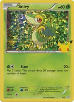 Snivy 05/25 Promo Holo 25TH ANNIVERSARY MC DONALDS, Hobby en Vrije tijd, Verzamelkaartspellen | Pokémon, Ophalen of Verzenden