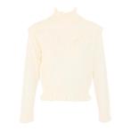 Liu Jo • korte trui met ruches • S, Kleding | Dames, Truien en Vesten, Verzenden, Liu Jo, Wit, Nieuw