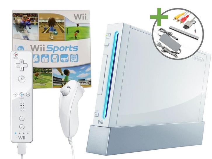 Nintendo Wii Starter Pack - Wii Sports Edition, Spelcomputers en Games, Spelcomputers | Nintendo Wii, Zo goed als nieuw, Ophalen of Verzenden