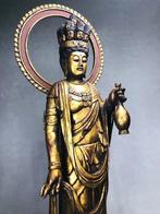 Very Rare The Standing Statue of Eleven-Faced Kannon, Antiek en Kunst