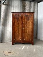Kabinet - Linnenkast, boeken kast, kast - Eik, Mahonie - Was