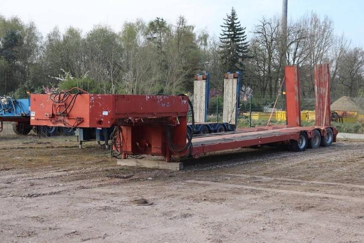 Veiling: Semi-Dieplader Tec SVP 12.48.3 1992, Auto's, Vrachtwagens, BTW verrekenbaar, Overige brandstoffen, Overige kleuren, Aanhangers en Opleggers