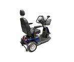 Excel Galaxy Deluxe 3 gebruikt – 3-wiel scootmobiel – Blauw, Diversen, Brommobielen en Scootmobielen, Ophalen of Verzenden, Gebruikt