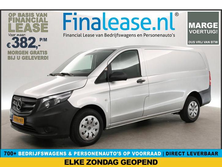 Mercedes-Benz Vito 111 CDI Lang Airco 3 Persoons Trekhaak, Auto's, Bestelauto's, Lease, Handgeschakeld, Diesel, Mercedes-Benz