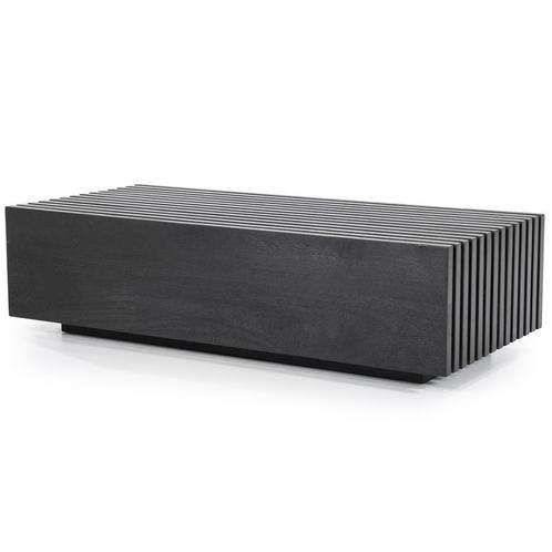 Salontafel Tom 130x60 - zwart, Huis en Inrichting, Tafels | Salontafels, Nieuw, Ophalen of Verzenden