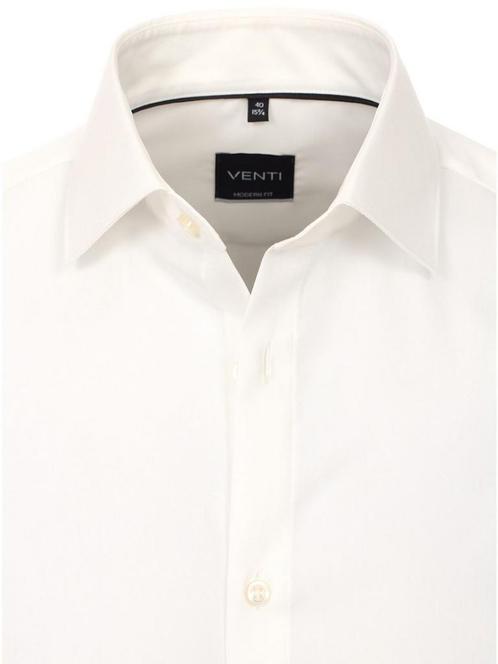 Venti Overhemd Met Manchet Modern Fit 001980-002 Gebroken, Kleding | Heren, Overhemden, Wit, Nieuw, Verzenden