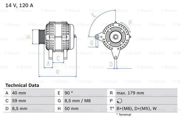 Dynamo / Alternator VOLKSWAGEN VENTO (1.8,1.9 D,1.9 TD,1...., Auto-onderdelen, Motor en Toebehoren, Nieuw, Ophalen of Verzenden