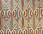 Exclusieve Art Deco stof met geometrische textuur -