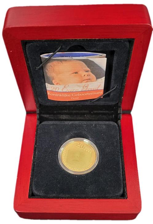 Gouden 20 euro 2004 Proof : Geboortemunt prinses Amalia, Postzegels en Munten, Munten | Oceanië, Losse munt, Goud, Verzenden