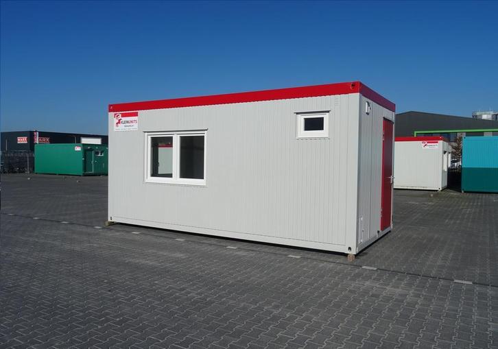 Kantoorunit 6 x 3 meter - met keuken en toilet - NIEUW!, Zakelijke goederen, Machines en Bouw | Keten en Containers