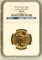Gouden American Eagle 1/2 oz 2010 NGC MS70, Postzegels en Munten, Munten | Amerika, Verzenden, Midden-Amerika, Losse munt, Goud