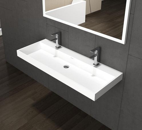 Sani Royal Solido Wastafel Solid Surface 120 cm, Doe-het-zelf en Verbouw, Sanitair