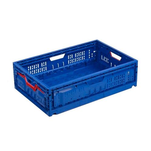 Klapkrat 600x400x202 mm 40 liter blauw, Huis en Inrichting, Woonaccessoires | Prullenbakken, Nieuw, 40 liter of meer, Kunststof