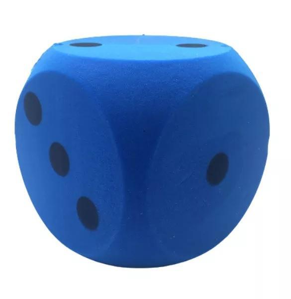 Twisk foam dobbelsteen blauw 16 cm  van €5,99 voor €4,79, Hobby en Vrije tijd, Gezelschapsspellen | Overige, Ophalen of Verzenden