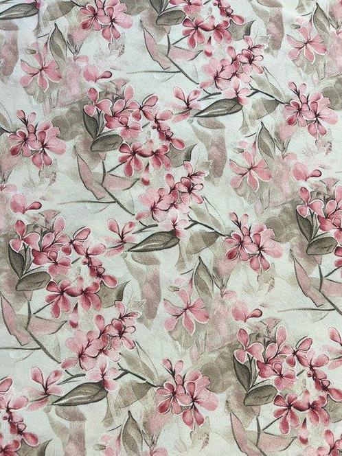 Prachtige, door Sanderson geïnspireerde bloemenstof -, Antiek en Kunst, Antiek | Kleden en Textiel