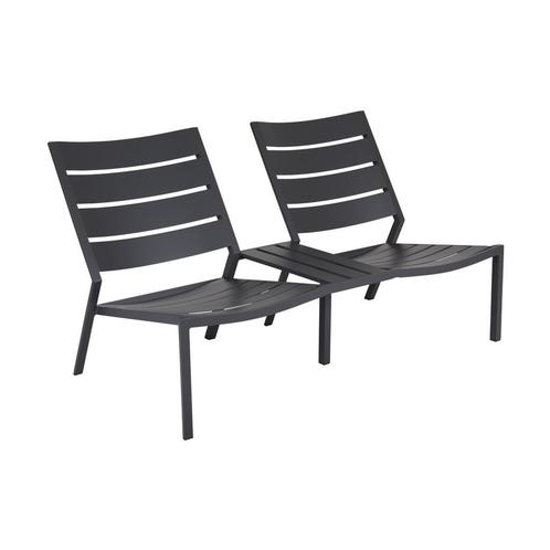 *WOONWINKEL* Brafab Delia Loveseat Tuin Donkergrijs, Tuin en Terras, Tuinsets en Loungesets, Nieuw, Verzenden