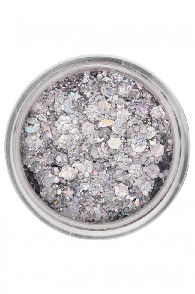 PXP Pressed Chunky Glitter Creme Lucky Silver 10ml, Hobby en Vrije tijd, Feestartikelen, Nieuw, Verzenden