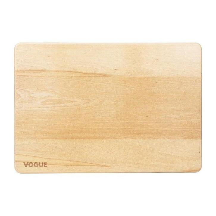 Snijplank | Beukenhout | 380x305x30(h)mm Vogue, Zakelijke goederen, Horeca | Keukenapparatuur, Nieuw in verpakking, Verzenden
