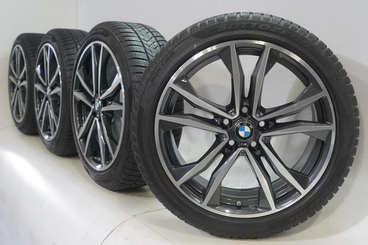 BMW X1 F48 X2 F39 715M 19 inch velgen Pirelli Runflat Winter, Auto-onderdelen, Banden en Velgen, Velg(en), Gebruikt, 19 inch, Winterbanden