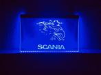 Scania neon bord lamp LED verlichting reclame lichtbak vrach, Verzenden, Nieuw