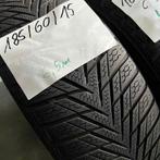2 x Continental Winter TS800 185-60-15 Winterbanden 6,5mm, Auto-onderdelen, Banden en Velgen, Gebruikt, 15 inch, Band(en), Personenwagen