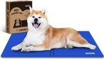 Koelmat Hond & Kat - 120x80 cm - XXL - Blauw - Nobleza •, Verzenden, Zo goed als nieuw