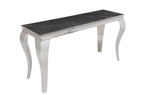 Console MODERN BAROCK 140cm chroom gesinterd steen - 44367, Huis en Inrichting, Kasten | Overige, Ophalen of Verzenden
