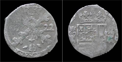 Southern Netherlands Franche Comte Philip Iv 1/32 patagon..., Postzegels en Munten, Munten | Europa | Niet-Euromunten, Verzenden