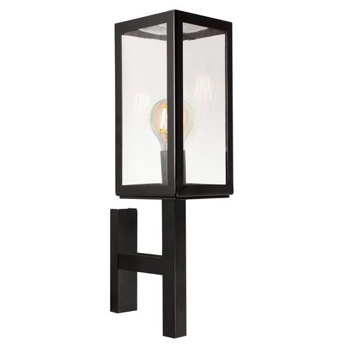 Buitenlamp Bilthoven Muurlamp Zwart Buitenverlichting, Tuin en Terras, Buitenverlichting, Verzenden