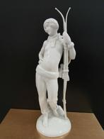 Augarten - Beeldje - Olympic skier; 25 cm - Porselein