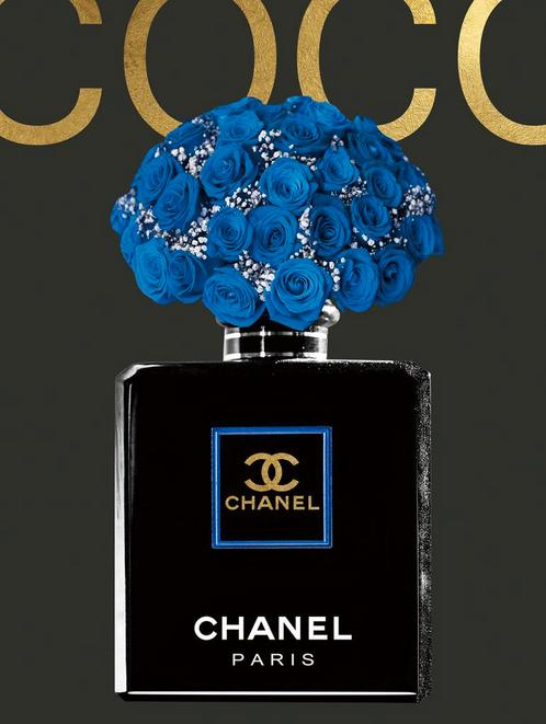Glasschilderij Chanel Parfum | Ter Halle | 116, Huis en Inrichting, Woonaccessoires | Overige, Nieuw, Verzenden