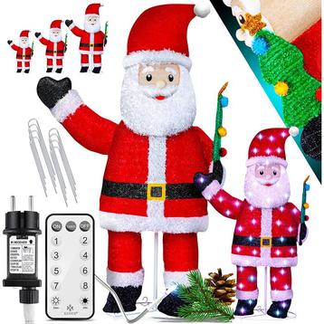 LED kerstman 120 cm - afstandsbediening - kerstverlichting beschikbaar voor biedingen