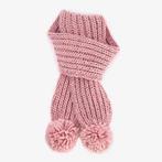 Gebreide meisjes sjaal met pompons roze maat ONE SIZE, Kleding | Dames, Overige Dameskleding, Nieuw, Verzenden