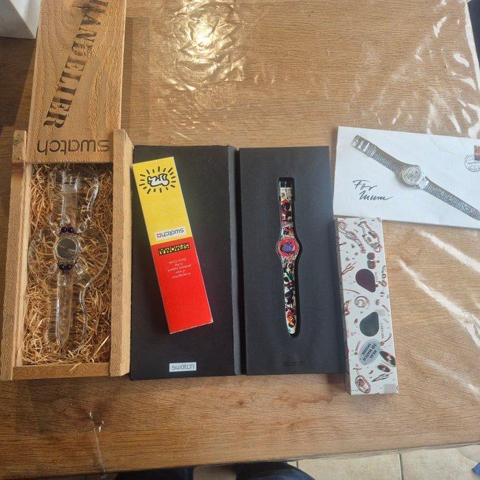 Swatch - Swatch 5 watchs NOS rare pieces - Zonder, Sieraden, Tassen en Uiterlijk, Horloges | Heren