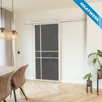 Stalen Schuifdeur met koofsysteem 6 Vlaks Wit Maatwerk Rook, Doe-het-zelf en Verbouw, Kozijnen en Schuifpuien, Nieuw, Metaal
