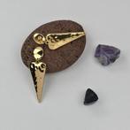 Oorbellen dames hartvormig groot goudkleurig nieuw, Overige materialen, Hangers, Verzenden, Nieuw