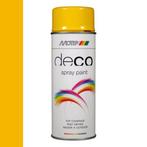 Motip Deco Paint Ral 1021 Koolzaad Geel Hoogglans 400 ml, Ophalen of Verzenden, Nieuw